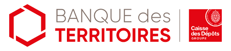 Logo Banque des Territoires - Groupe Caisse des Dépôts