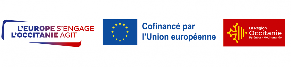 Logo fonds européens instruit par la Région Occitanie