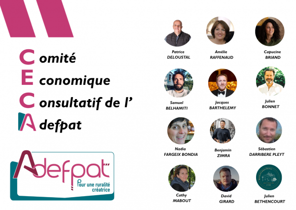 Portraits des membres du Comité Économique Consultatif de l'Adefpat (CECA)